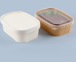 Oval lunch box