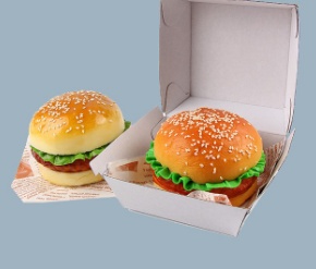 Take Out Hamburger Box